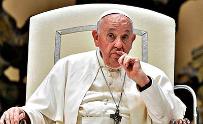 போர் எந்தவொரு பிரச்னைக்கும் தீர்வாகாது: போப் பிரான்சிஸ்