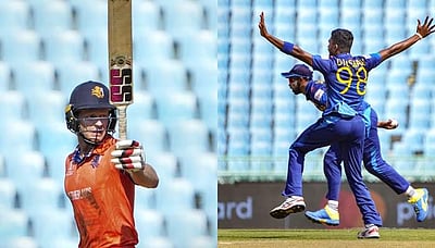 91/6லிருந்து 221/7 என மீண்ட நெதர்லாந்து: இலங்கை வெற்றிக்கு 263 ரன்கள் இலக்கு! 