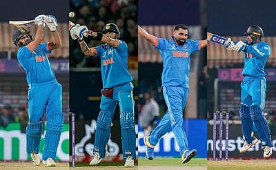 உலகக் கோப்பையில் இந்திய வீரர்களின் புதிய சாதனை!