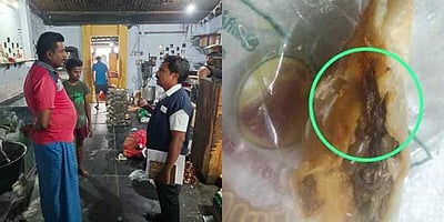 வெஜ் பஃப்சில் கரப்பான் பூச்சி: சிவகாசி பேக்கரிக்கு அபராதம்