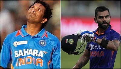 சர்வதேசப் போட்டிகளில் 34-வது முறை...சச்சின் சாதனையை சமன் செய்த விராட் கோலி!