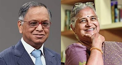 நாராயண மூர்த்தி 90 மணி நேரம் உழைக்கிறார்: சுதா மூர்த்தி