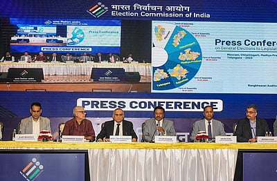 5 மாநில தேர்தலில் 16 கோடி வாக்காளர்கள்; டிச. 3ஆம் தேதி தேர்தல் முடிவு