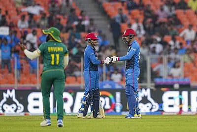 ஆப்கனுக்கு எதிரான ஆட்டம்: தென்னாப்பிரிக்காவுக்கு 245 ரன்கள் இலக்கு!