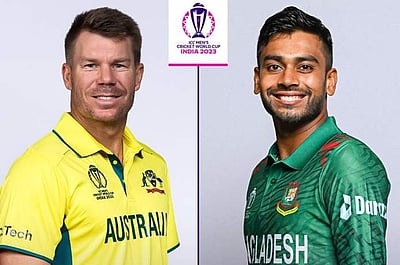 43வது லீக் போட்டி: ஆஸ்திரேலியா பந்து வீச்சு; மேக்ஸ்வெல், ஸ்டார்க் ஓய்வு! 