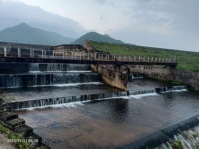 சண்முகா நதி நீர்த்தேக்கம் நிரம்பி மறுகால் பாய்கிறது: விவசாயிகள் மகிழ்ச்சி