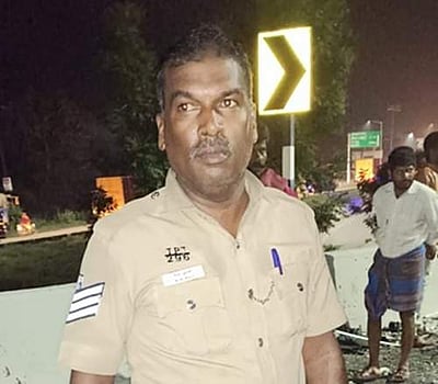 வாணியம்பாடி பேருந்து விபத்து: மீட்புப் பணியில் ஈடுபட்ட தலைமை காவலர் நெஞ்சுவலியால் மரணம்