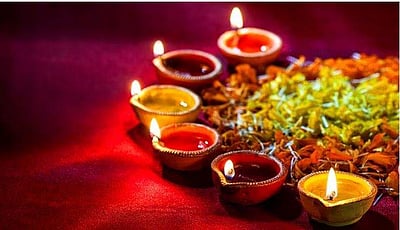 பசுஞ்சாணத்தால் உருவாக்கப்பட்ட 3 லட்சம் தீப விளக்குகள்!