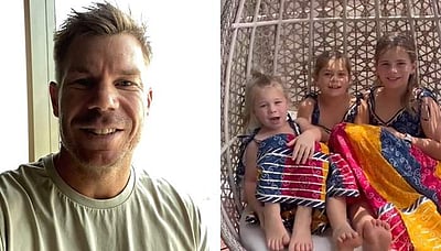 மகள்களுடன் இணைந்து  தீபாவளி வாழ்த்து கூறிய டேவிட் வார்னர்! 