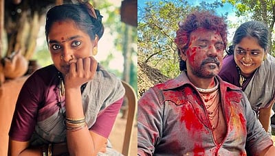 ஜிகர்தண்டா மலையரசி (நிமிஷா) பதிவிட்ட புகைப்படங்கள்! 