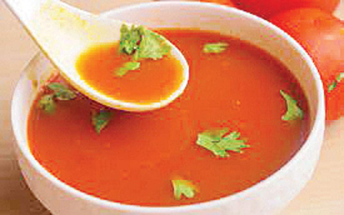 கொத்தமல்லி தக்காளி சூப்