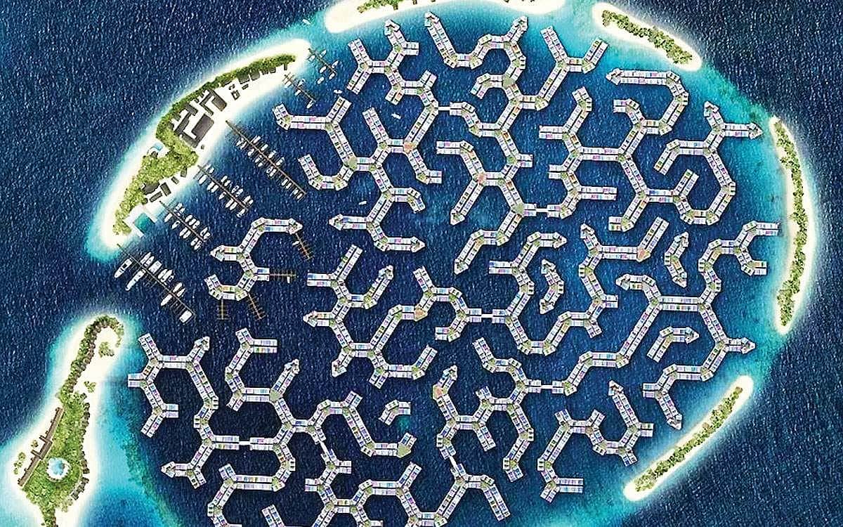 உலகின் முதல்  மிதக்கும்  செயற்கை நகரம்