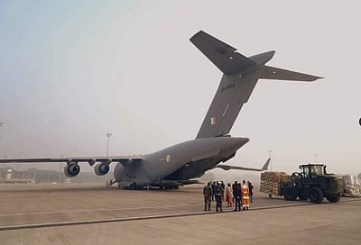 பாலஸ்தீன மக்களுக்கு 2-ம் கட்டமாக 32 டன் நிவாரணப் பொருள்கள் அனுப்பிவைப்பு