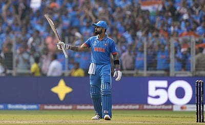 72வது அரைசதம்: உலகக் கோப்பையில் விராட் கோலி புதிய சாதனை! 