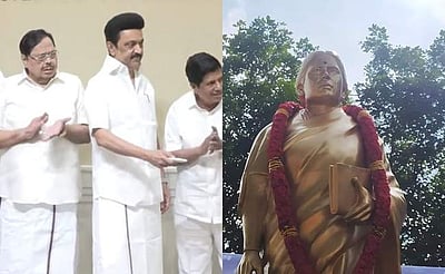 அஞ்சலை அம்மாள் சிலையை திறந்து வைத்தார் முதல்வர்!
