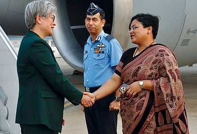 ‘2+2’ அமைச்சா்கள் கூட்டத்தில் பங்கேற்க இந்தியா வந்தடைந்தார் ஆஸ்திரேலிய வெளியுறவுத் துறை அமைச்சர்