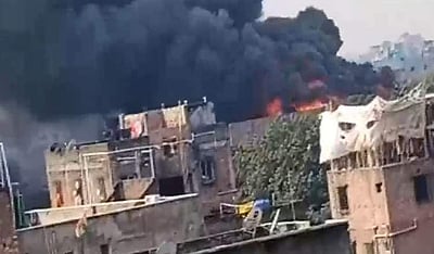 மேற்கு வங்கம்: பிளாஸ்டிக் தொழிற்சாலையில் பயங்கர தீ விபத்து