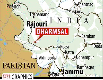 ஜம்மு - காஷ்மீரின் ரஜௌரியில் பயங்கரவாதிகளுடன் துப்பாக்கிச் சூடு
