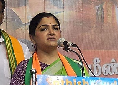 'நான் ஏன் வருத்தம் தெரிவிக்க வேண்டும்?' - குஷ்பு பேட்டி