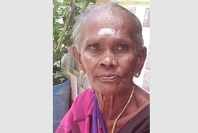 கம்பத்தில் மூதாட்டி அடித்துக் கொலை