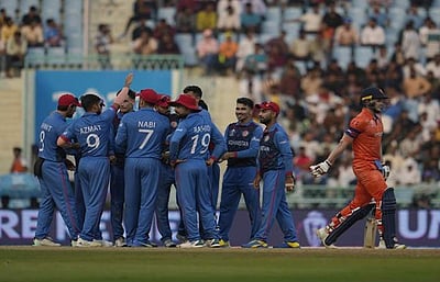 நெதர்லாந்தை 179  ரன்களுக்கு சுருட்டிய ஆப்கானிஸ்தான்; ஹாட்ரிக் வெற்றியைப் பதிவு செய்யுமா?