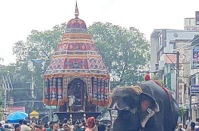 சிதம்பரம் சிவகாமசுந்தரி அம்மன் கோயில் தேரோட்டம்