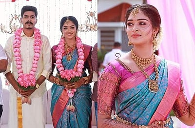 காதலரைத் திருமணம் செய்த சின்னத்திரை நாயகி!