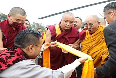 13 ஆண்டுகளுக்குப் பிறகு சிக்கிம் வந்த தலாய் லாமா!