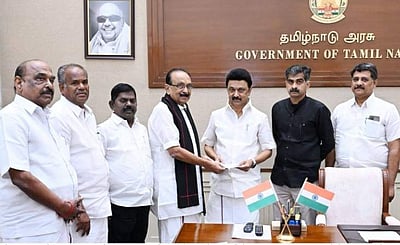 வெள்ள பாதிப்பு: மதிமுக சார்பில் ரூ. 10.2 லட்சம் நிதி