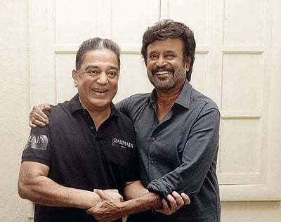 'அருமை நண்பர் ரஜினிகாந்திற்கு பிறந்தநாள் வாழ்த்துகள்' - கமல்ஹாசன்