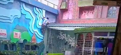 பிக் பாஸ் வீட்டில் இருந்து தப்பிக்க முயற்சித்த போட்டியாளர்: வைரல் விடியோ!