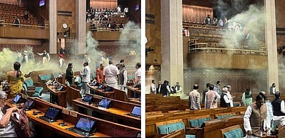 நாடாளுமன்றத்தில் பாதுகாப்பு குறைபாடு: எதிர்க்கட்சிகள் குற்றச்சாட்டு