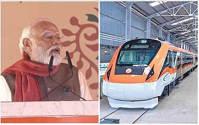 வாராணசி-தில்லி இடையே 2-வது வந்தே பாரத் ரயில்: பிரதமர் மோடி தொடங்கி வைத்தார்