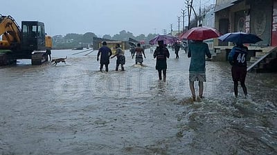 24 மணி நேர தொடர் மழை: ஆலங்குளம் தொட்டியான்குளம் கரை உடைந்து வயல் வெளிக்குள் புகுந்த வெள்ளம்