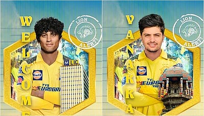 சிஎஸ்கேவில் இணைந்த மகிழ்ச்சியைப் பகிர்ந்து கொண்ட வீரர்கள்!