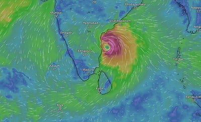 தீவிர புயலாக வலுப்பெற்றது மிக்ஜம்!