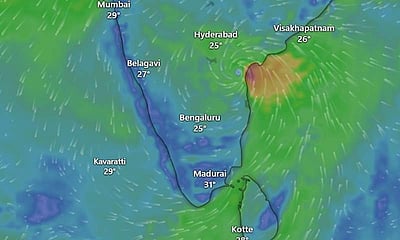 அடுத்த 3 மணி நேரத்தில் மிக்ஜம் புயல் பாபட்லாவில் கரையைக் கடக்கும்!