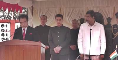 மிசோரம் முதல்வராக பதவியேற்றார் லால்துஹோமா!
