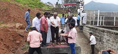 சண்முகா நதி நீர்த்தேக்கத்திலிருந்து பாசனத்திற்கு தண்ணீர் திறப்பு