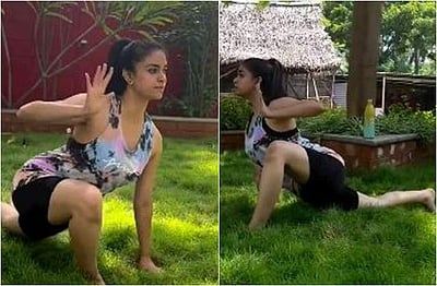 'மிருகம்போல...' யோகா பயிற்சியில் கீர்த்தி சுரேஷ்! (விடியோ)