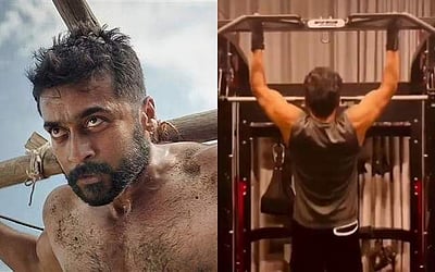 இணையத்தில் வைரலாகும் சூர்யாவின் உடற்பயிற்சி விடியோ! 