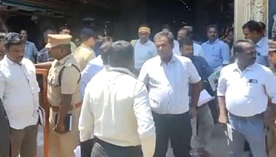 குடியரசுத்தலைவர் வருகை: மதுரை மீனாட்சியம்மன் கோயிலில் பாதுகாப்புக்குழுவினர் ஆய்வு!