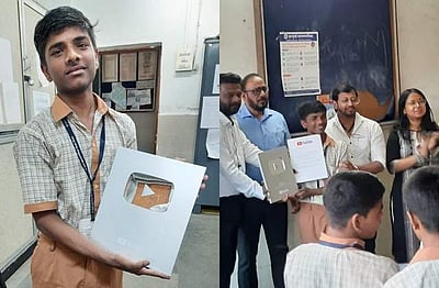 யூடியூபில் சம்பாதிக்கும் 10ம் வகுப்பு மாணவன்! காவலாளியின் மகனைப் பாராட்டும் பள்ளி!