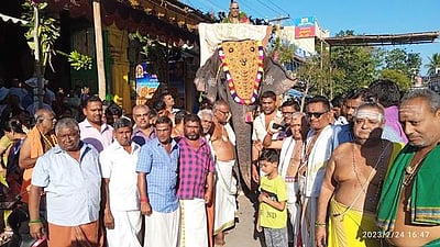 திருச்செந்தூர் சுப்பிரமணிய சுவாமி கோயிலில் கொடிப்பட்ட வீதி உலா!