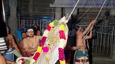 காஞ்சி காமாட்சி அம்மன் கோவில் பிரம்மோற்சவம் தொடங்கியது!