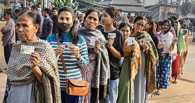 காலை 11 மணி நிலவரம்: மேகாலயத்தில் 26.70%, நாகாலாந்தில் 35.76% வாக்குகள் பதிவு