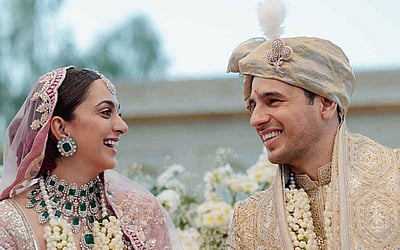 கியாரா அத்வானியை கரம்பிடித்தார் சித்தார்த் மல்ஹோத்ரா - புகைப்படங்கள்