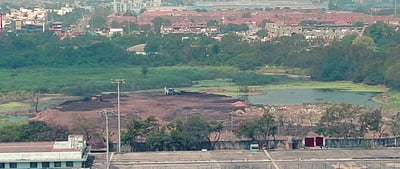 கோயம்பேட்டில் அழிக்கப்படும் நீர்நிலை!