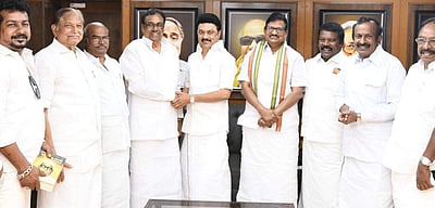 முதல்வர் மு.க.ஸ்டாலினுடன் ஈவிகேஎஸ் இளங்கோவன் சந்திப்பு!