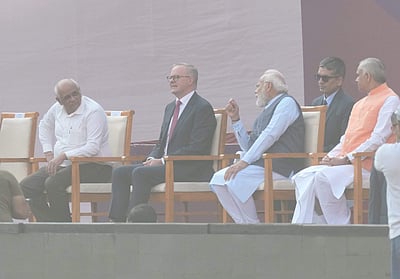 இந்தியா - ஆஸி. கடைசி டெஸ்ட்: மைதானத்திற்கு இருநாட்டு பிரதமர்கள் வருகை